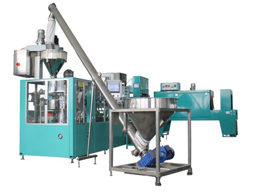 單螺旋紙袋面粉包裝機